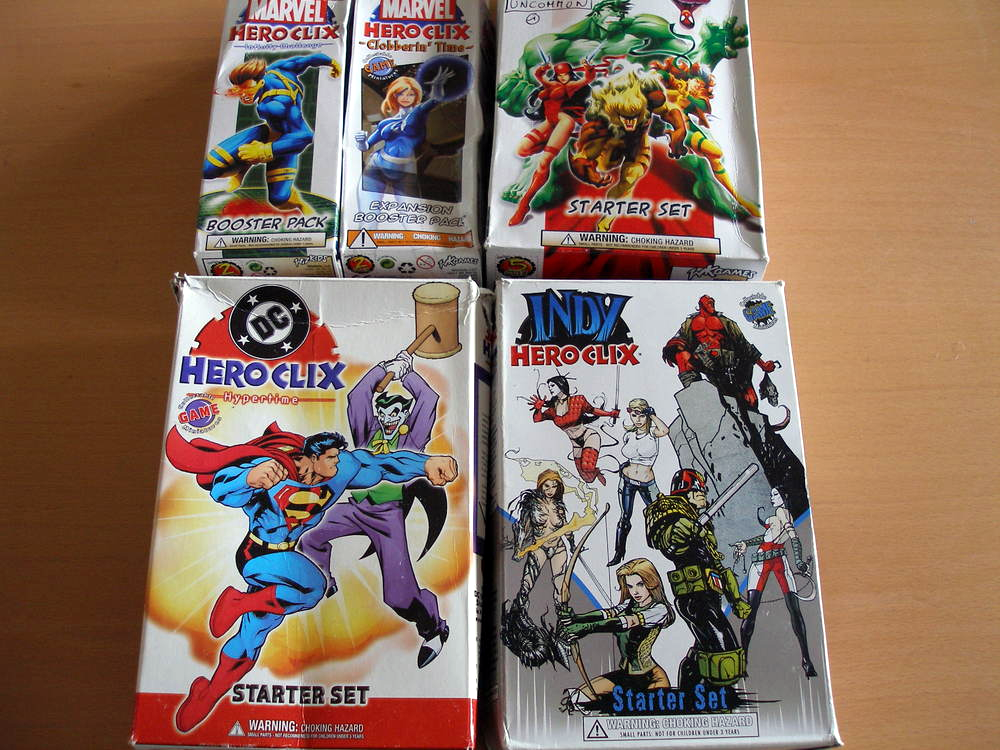 Marvel et DC hroclix